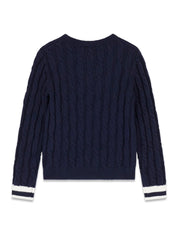 Strickpullover aus Baumwollmix