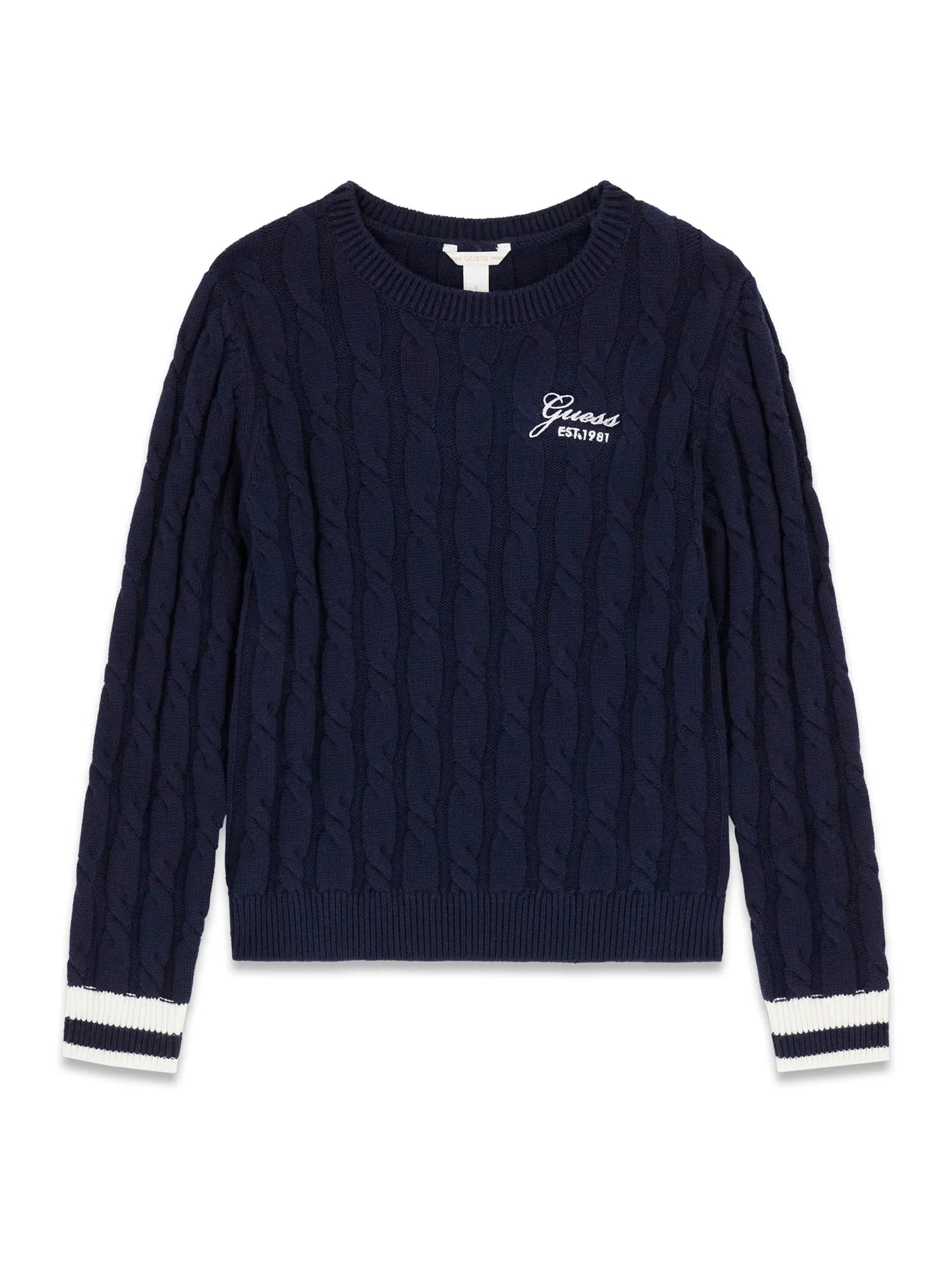 Strickpullover aus Baumwollmix