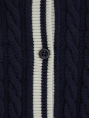 Strickcardigan aus Baumwollmix