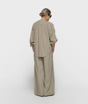Leinenhose Wide Leg