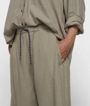 Leinenhose Wide Leg