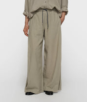 Leinenhose Wide Leg