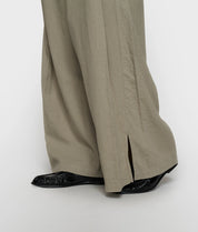 Leinenhose Wide Leg