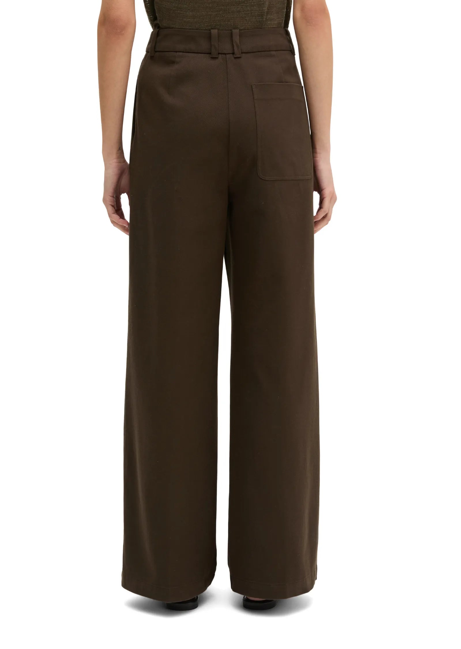 Bundfaltenhose Wide Leg