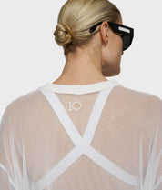 Mesh-T-Shirt transparent