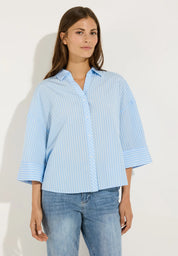 Bluse gestreift aus Viskosemix