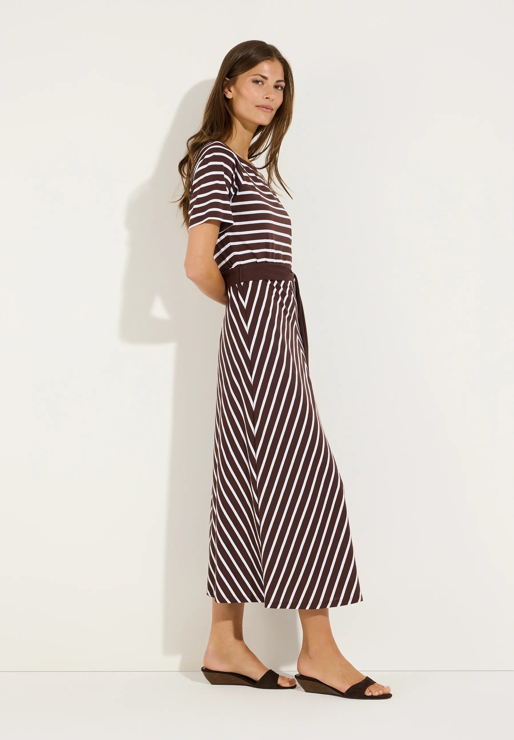 Jerseykleid Midi