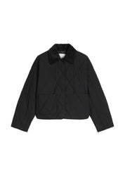 Übergangsjacke mit aufliegendem Kragen