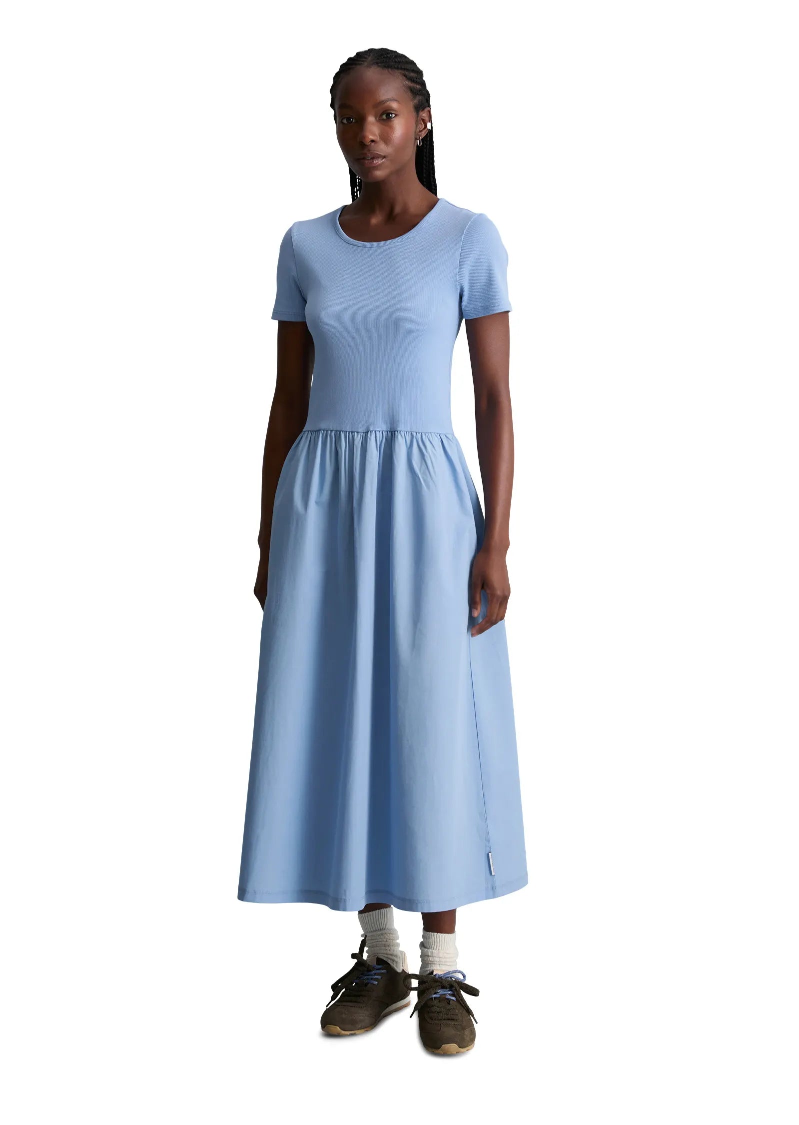 Jerseykleid Midi Slim Fit