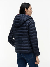 Steppjacke mit Kapuze