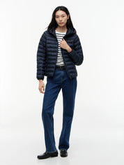 Steppjacke mit Kapuze