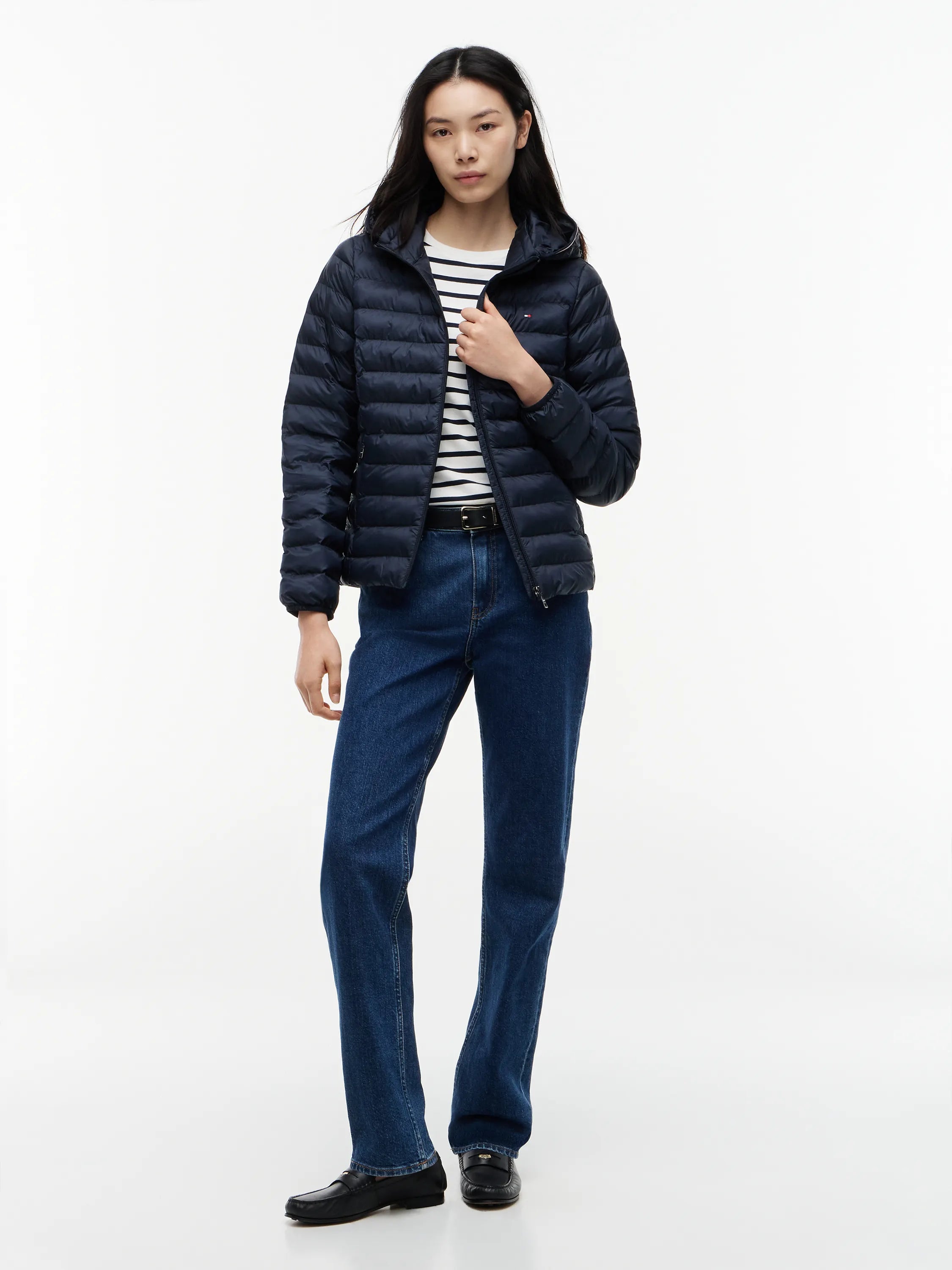 Steppjacke mit Kapuze