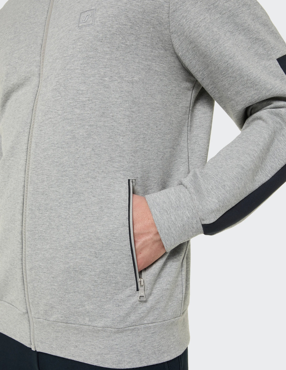 Sweatshirtjacke LORENZ aus Baumwollmix