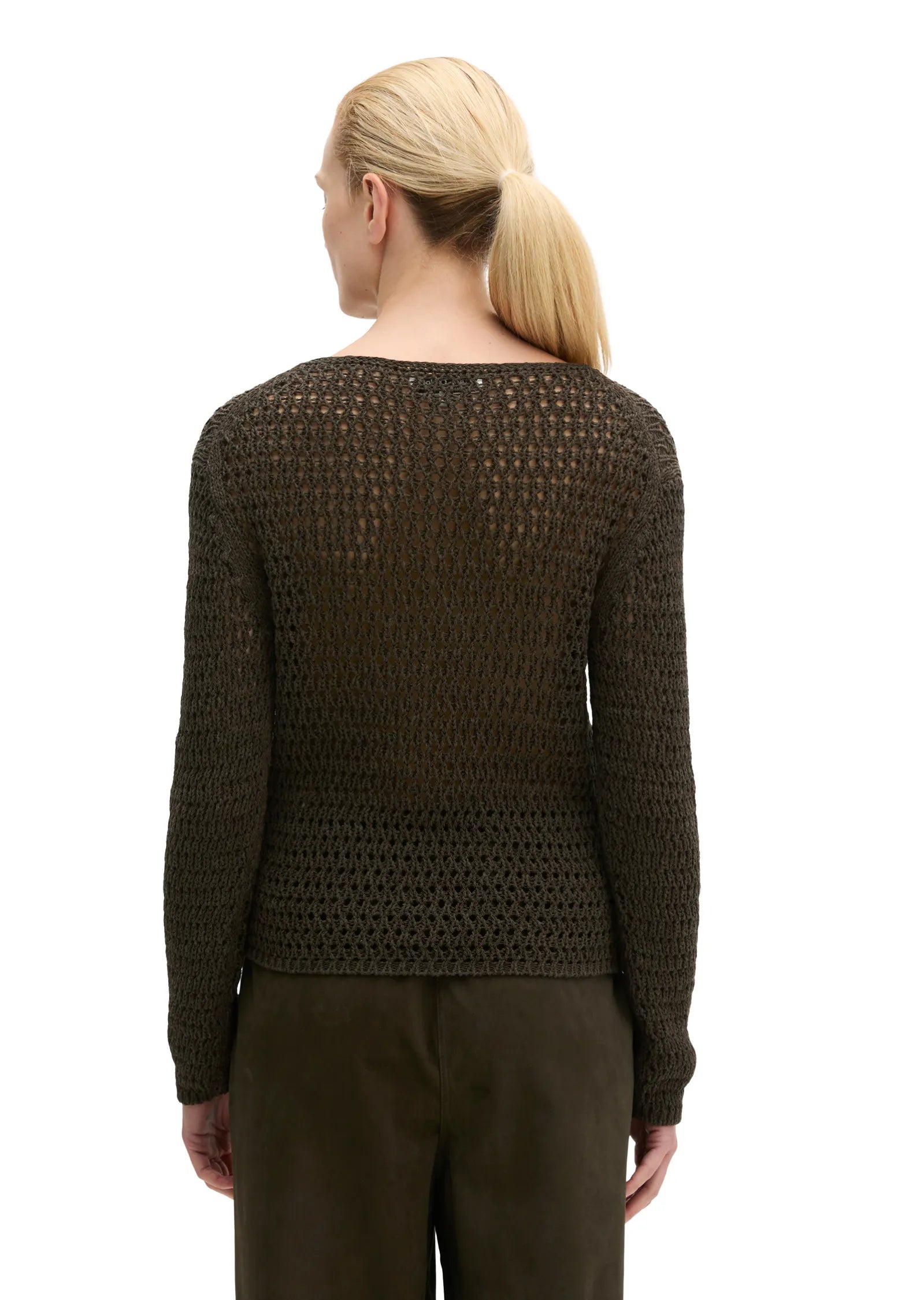 Netzpullover Regular Fit