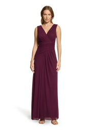 Abendkleid Maxi mit V-Ausschnitt