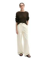 Bundfaltenhose Wide Leg