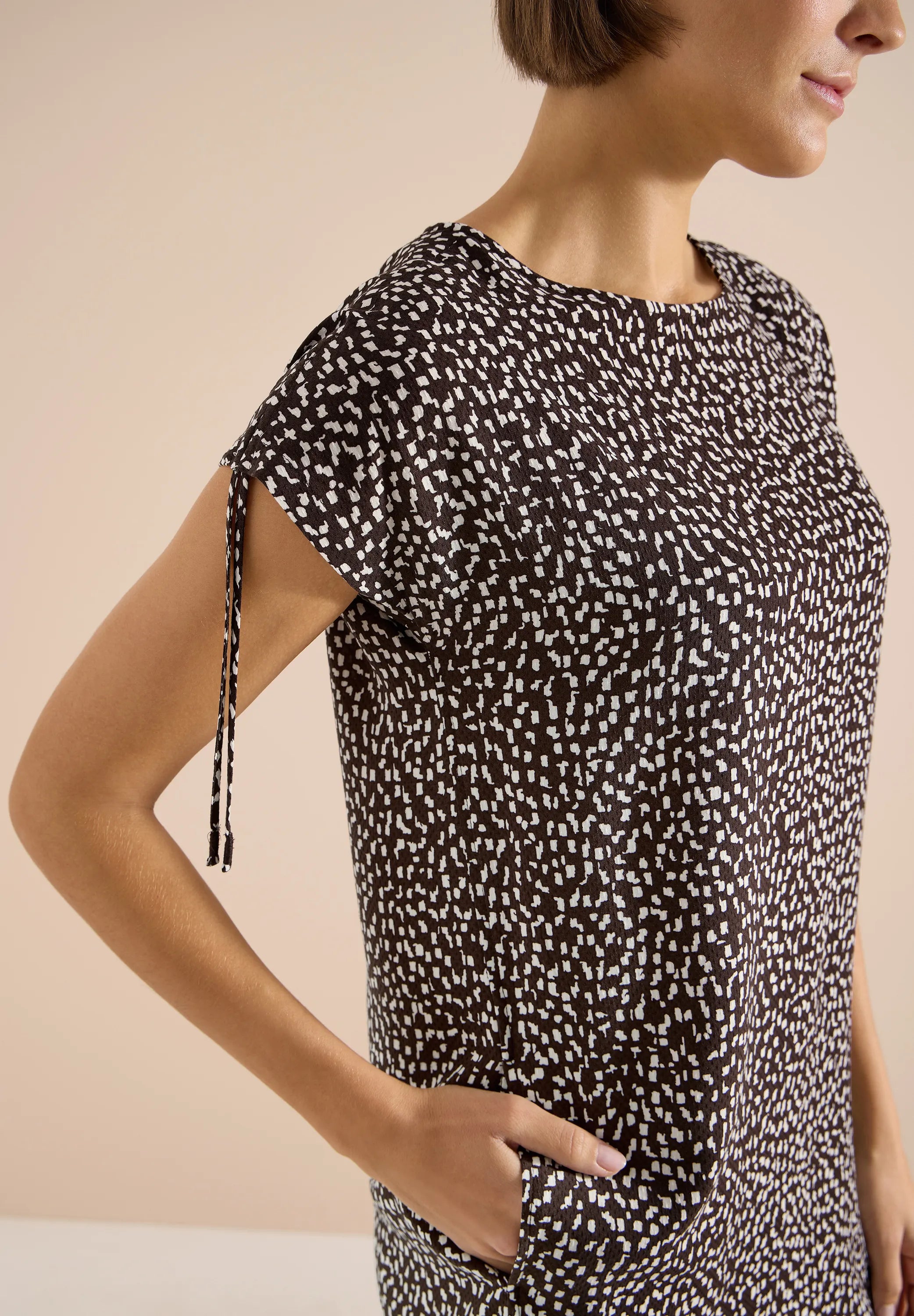 Freizeitkleid Mini aus Viskose