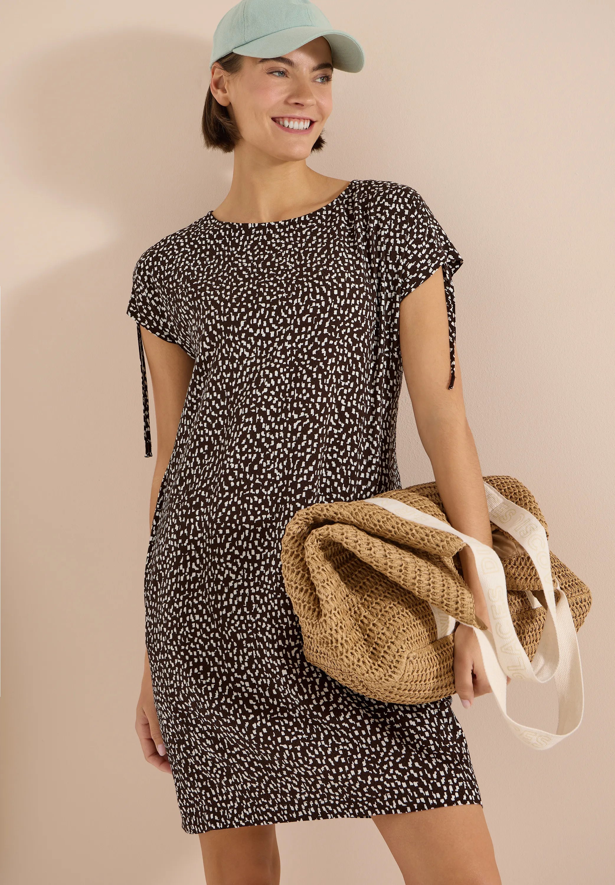 Freizeitkleid Mini aus Viskose
