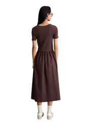 Jerseykleid Midi Slim Fit