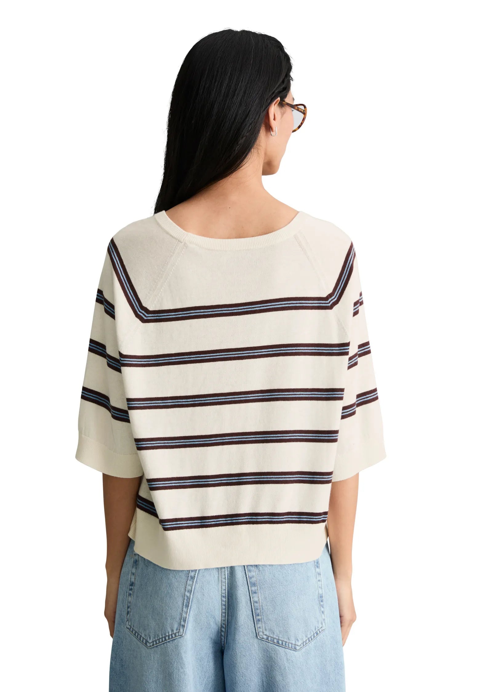 Kurzarm-Pullover Relaxed Fit