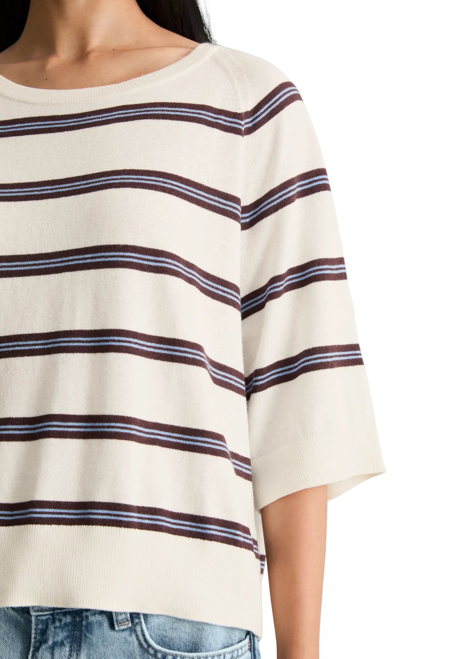 Kurzarm-Pullover Relaxed Fit