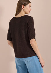 Dolman-Pullover aus Baumwollmix