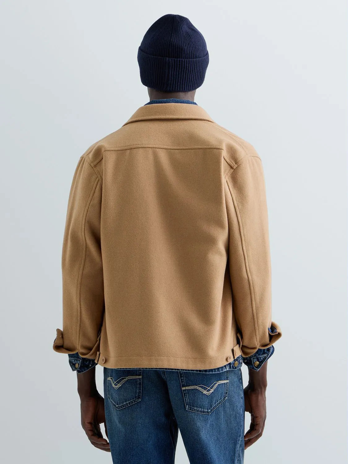 Overshirt aus Wollmix