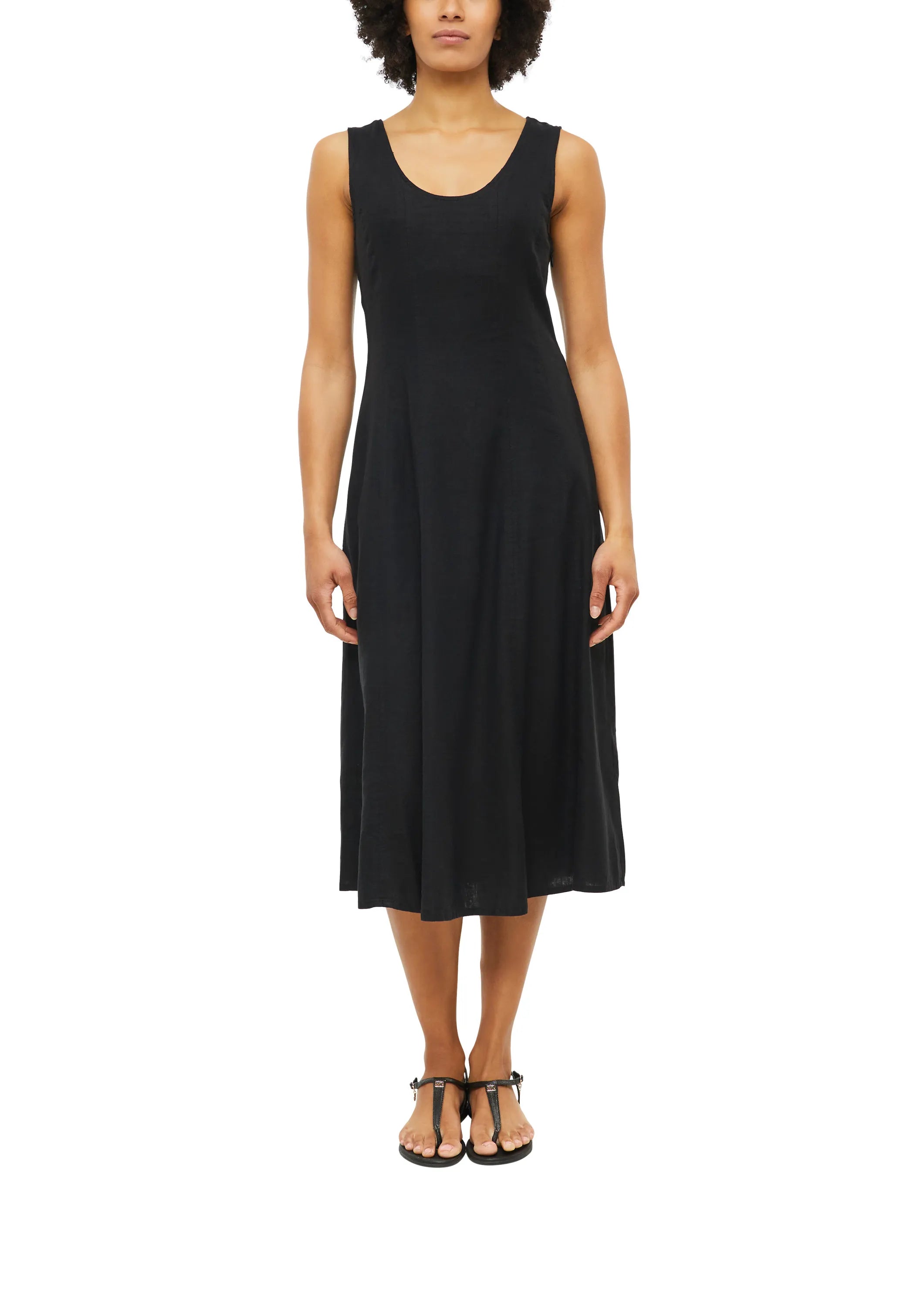 Freizeitkleid Midi aus Leinenmix