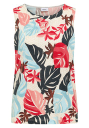 Top aus Baumwollmix