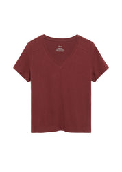 T-Shirt aus Leinenmix