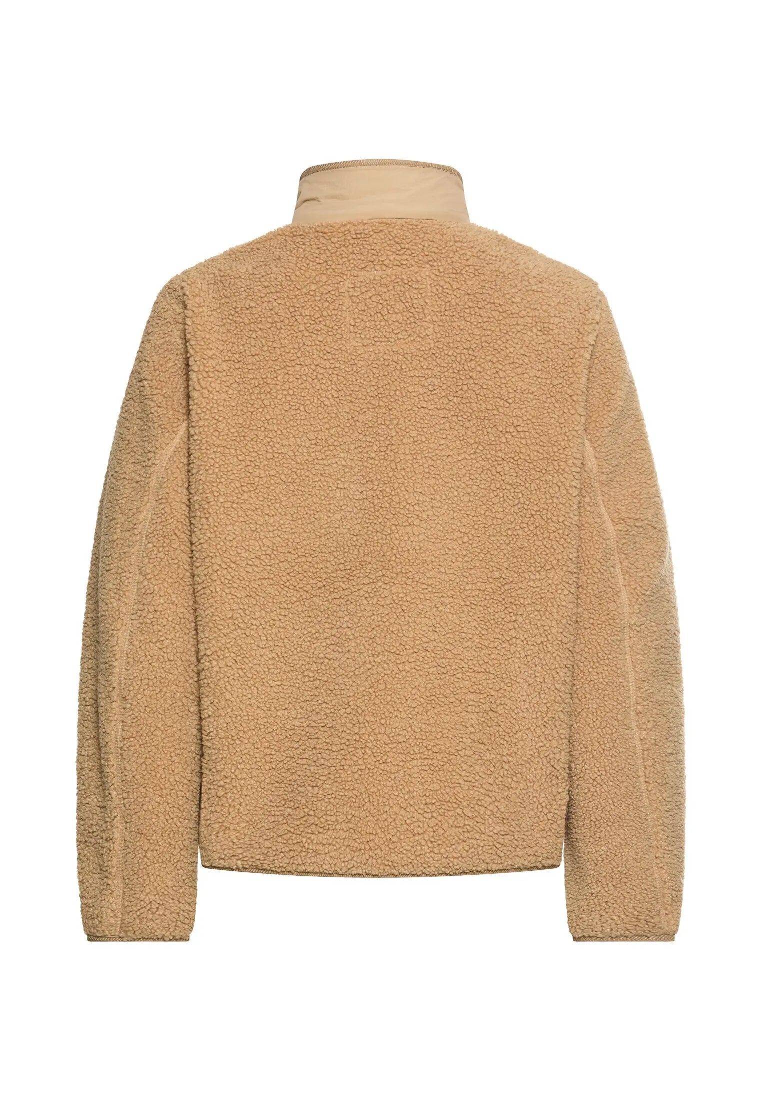 Teddy-Jacke mit Stehkragen