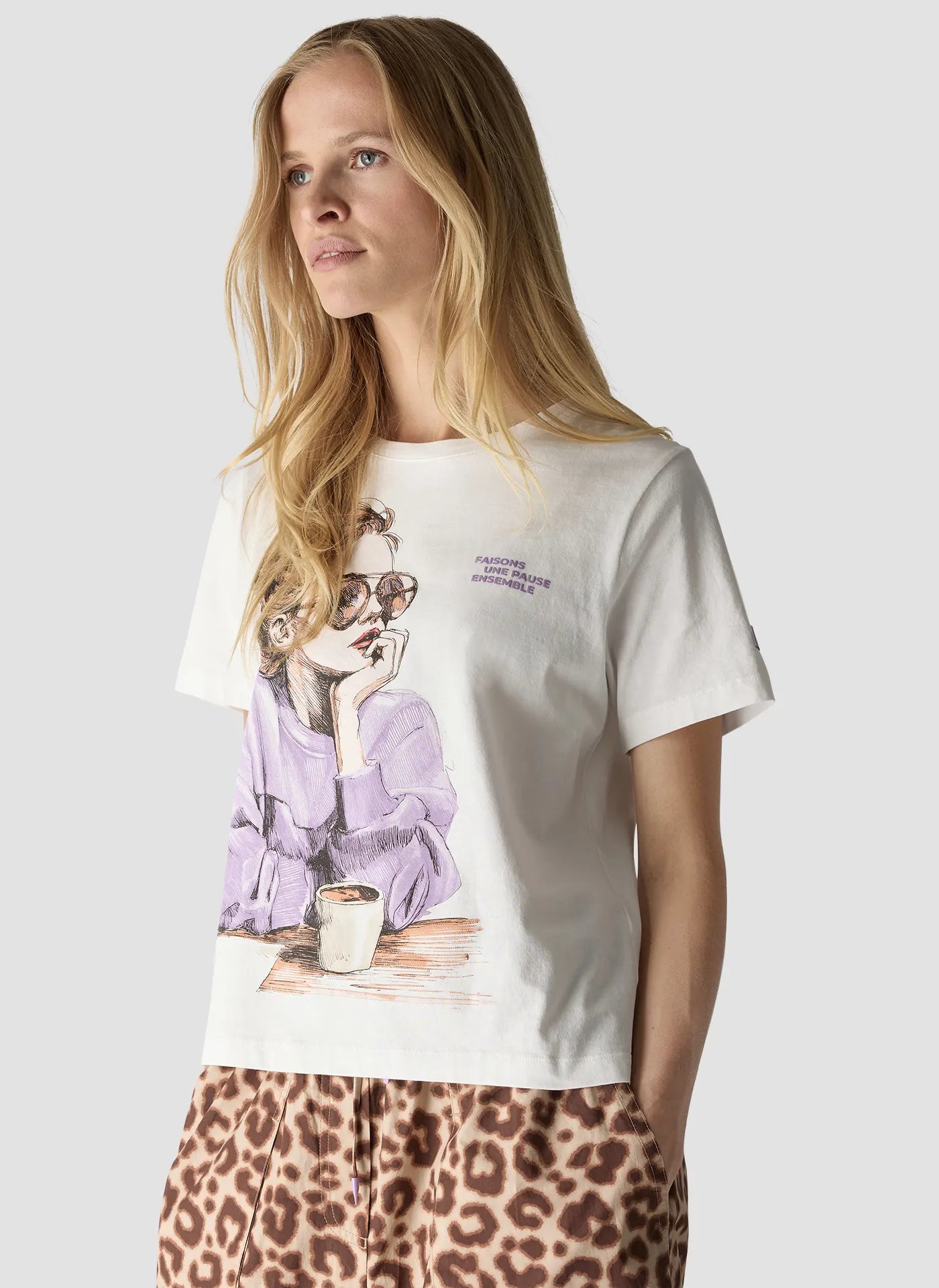 T-Shirt MARAIS VIBE aus Baumwolle