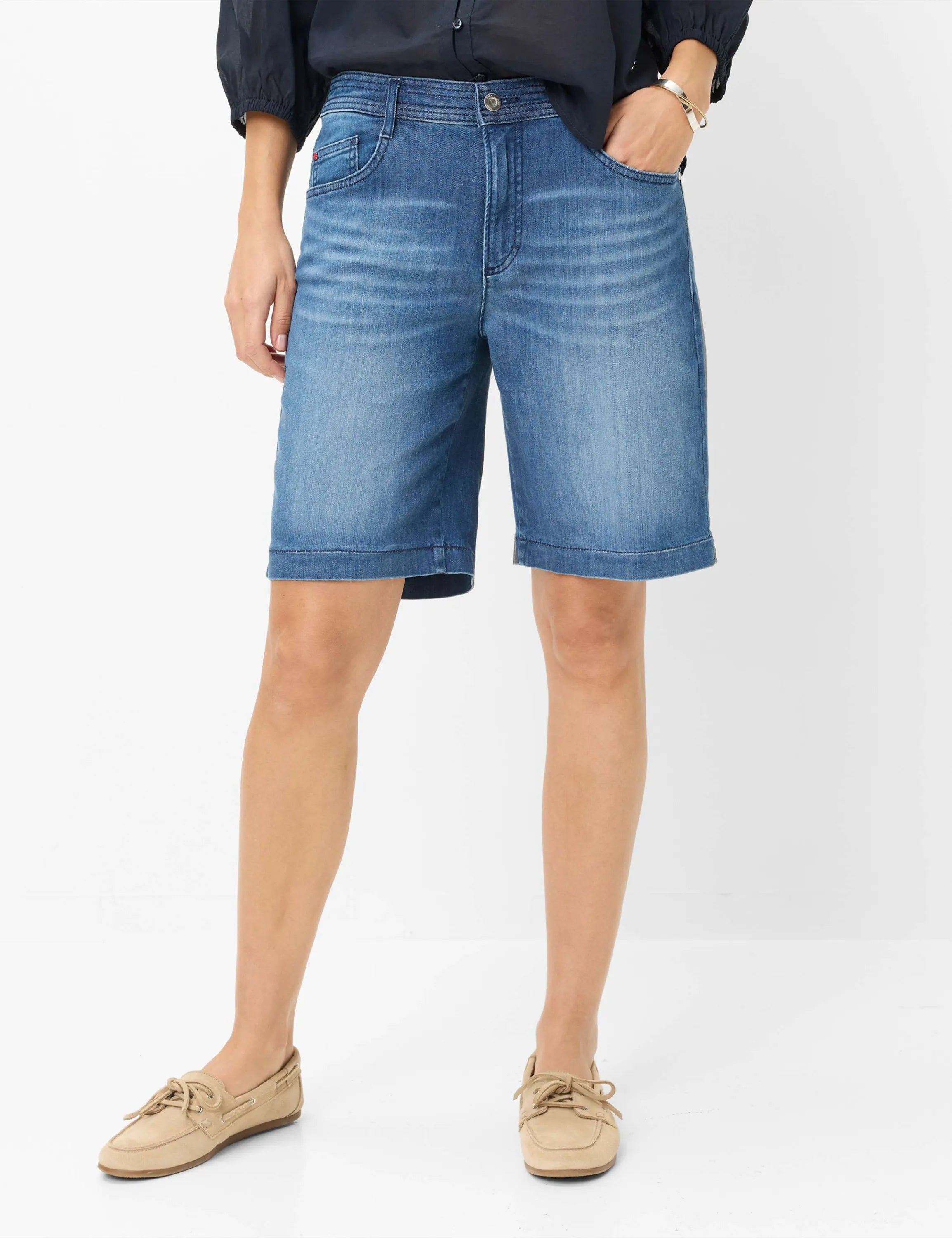 Jeansshorts MAINE B Wide Leg
