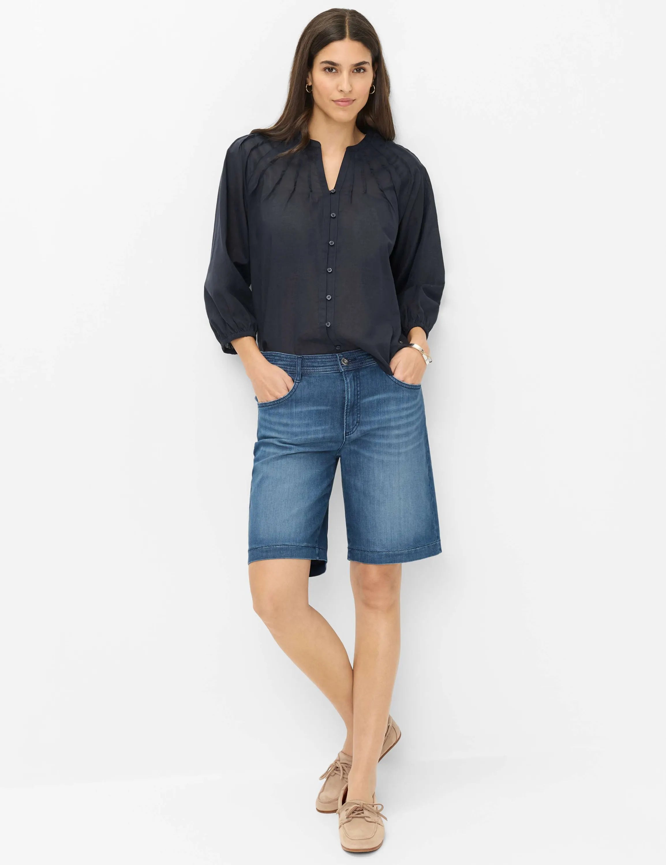Jeansshorts MAINE B Wide Leg