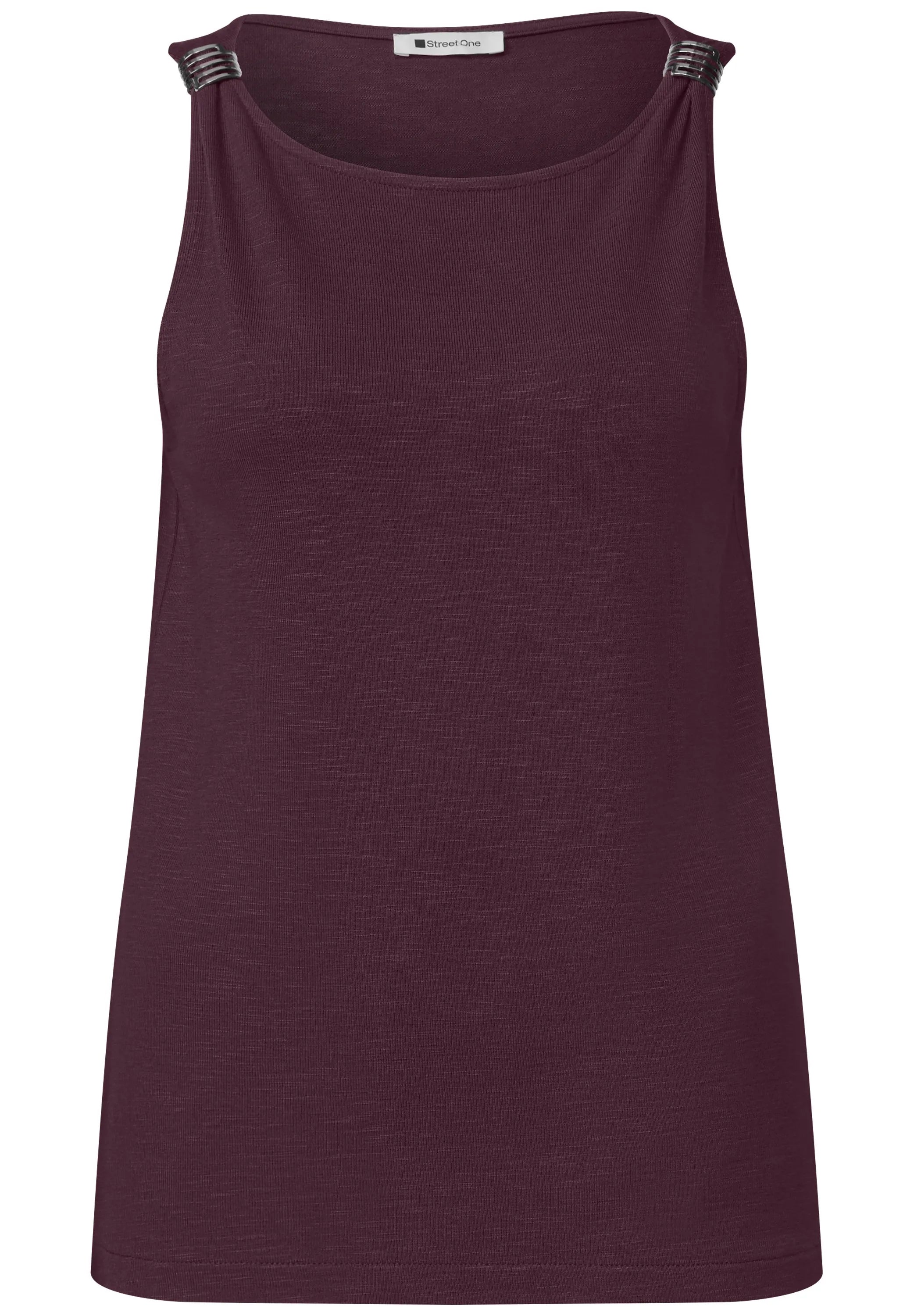 Top Regular Fit aus Viskose