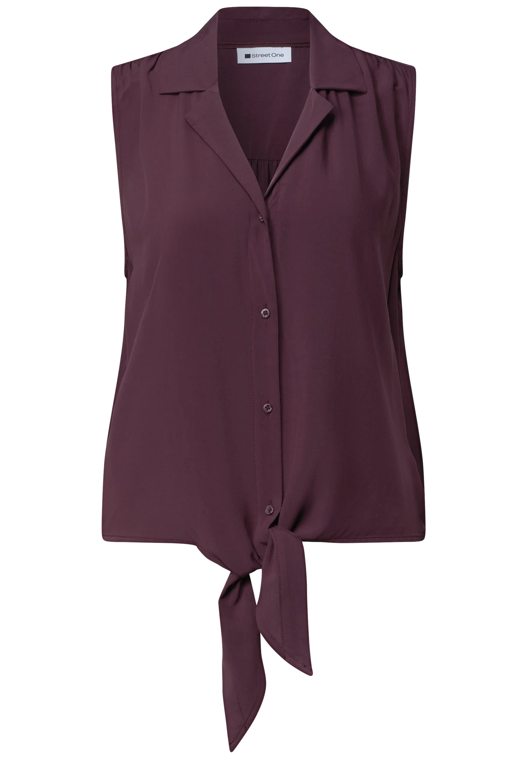 Blusentop Regular Fit mit Knoten