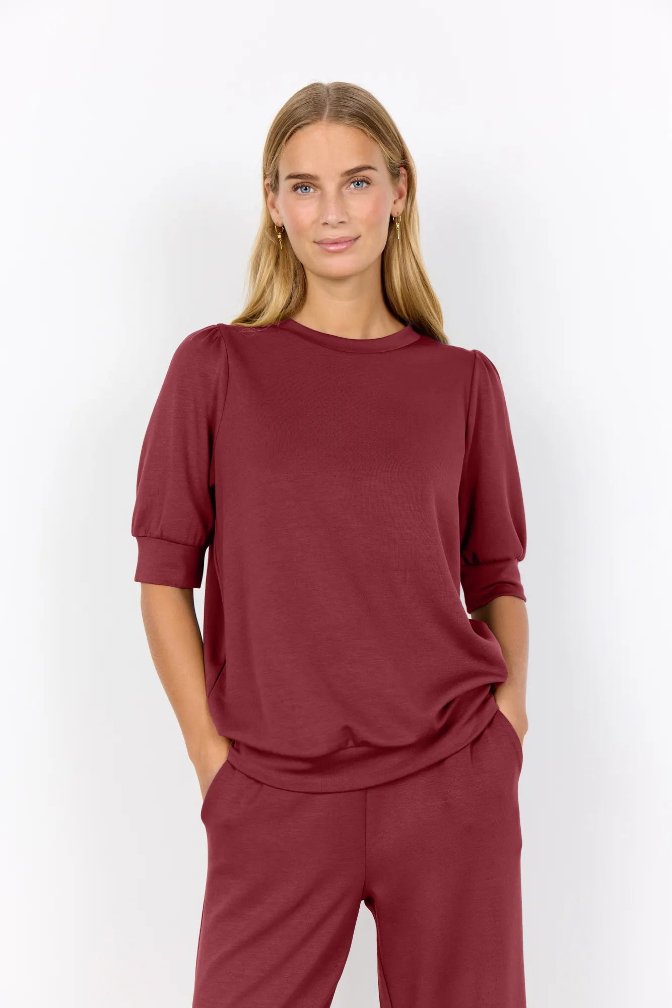 T-Shirt aus Modalmix