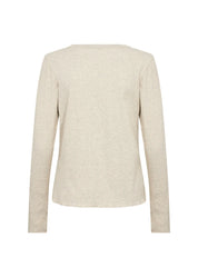 Ripp-Langarmshirt aus Baumwollmix