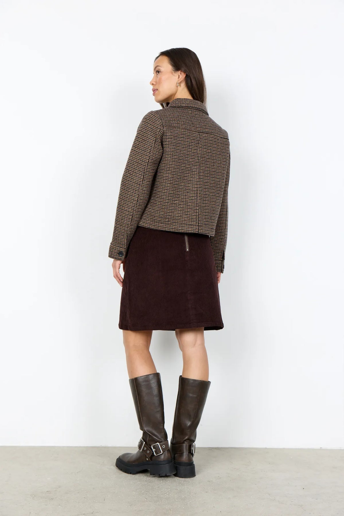 Jacke HASTI mit Hahnentrittmuster