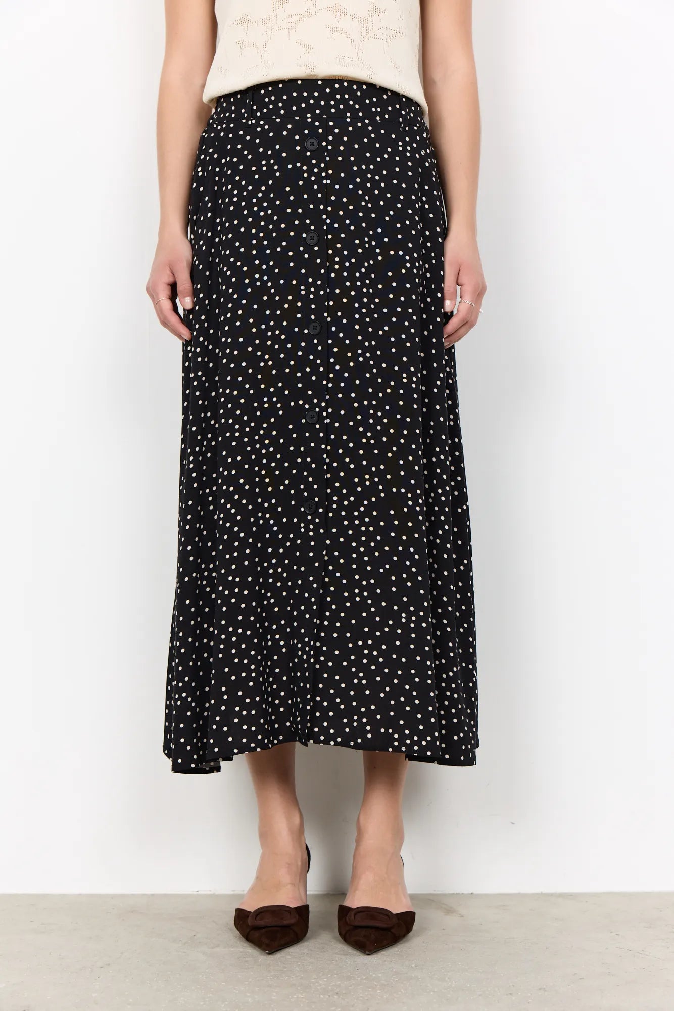 Rock GILDA Maxi aus Viskose