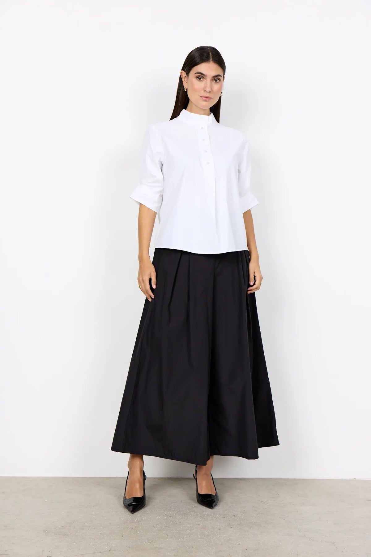 Bluse NETTI mit Stehkragen