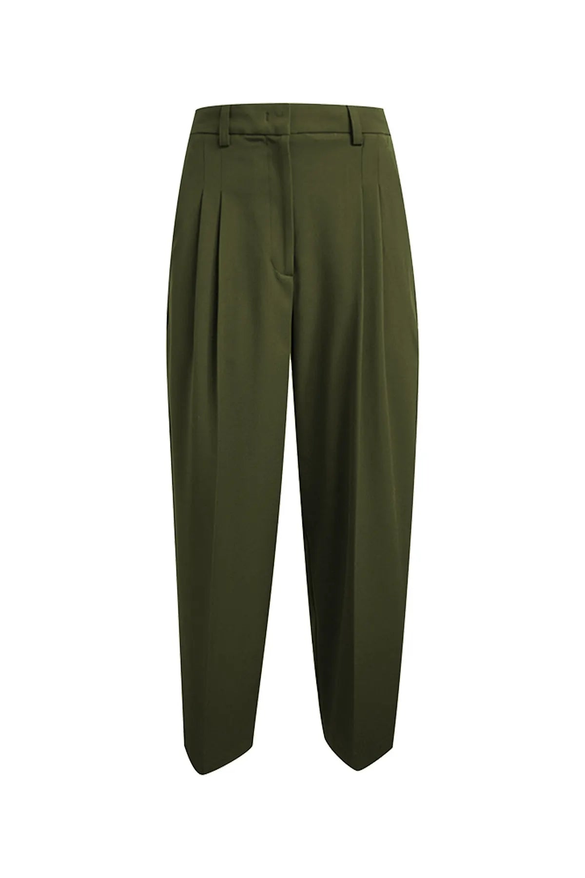 Bundfaltenhose Straight Leg