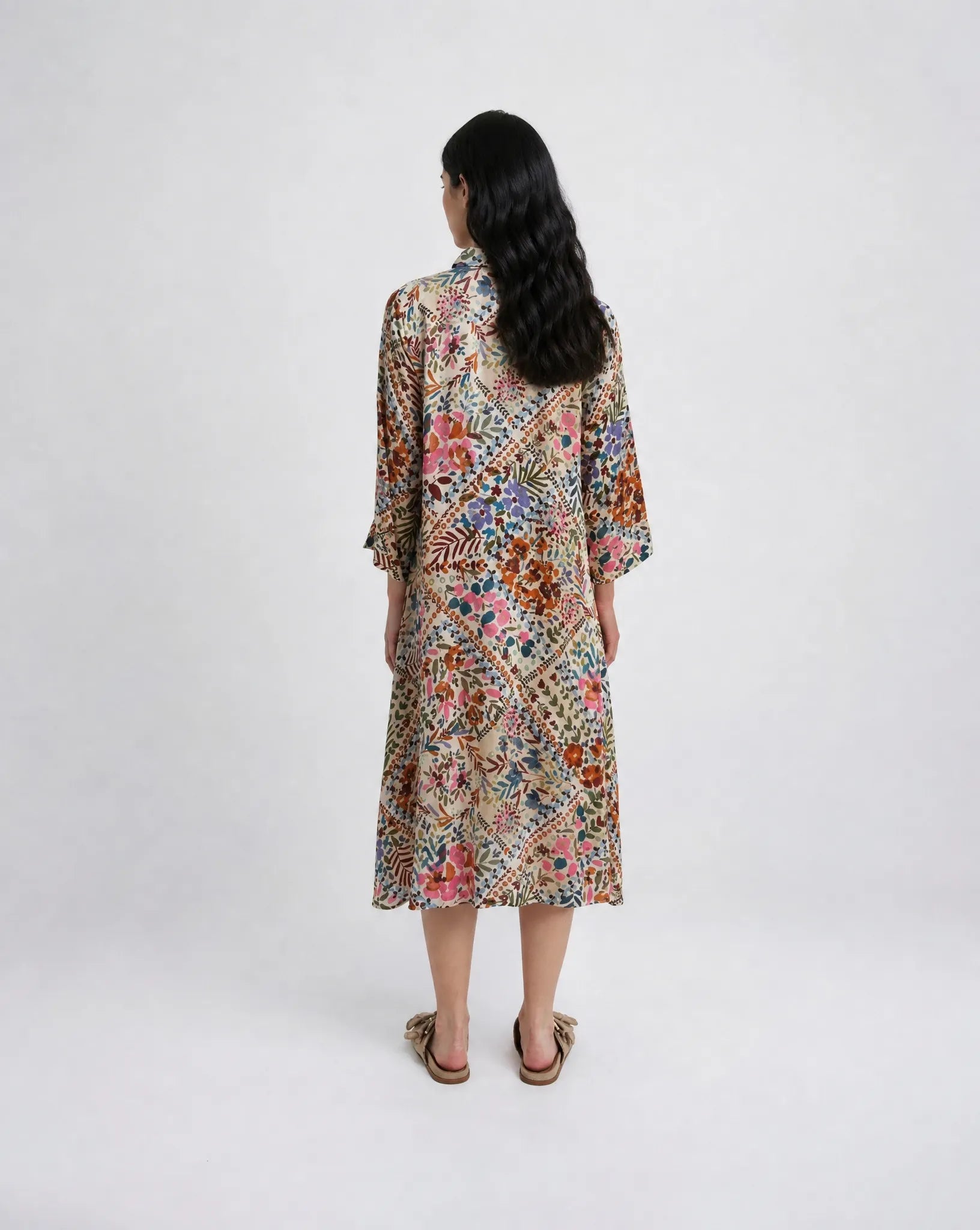 Hemdblusenkleid Midi