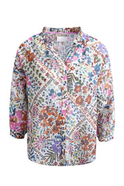 Raglan-Bluse aus Baumwolle