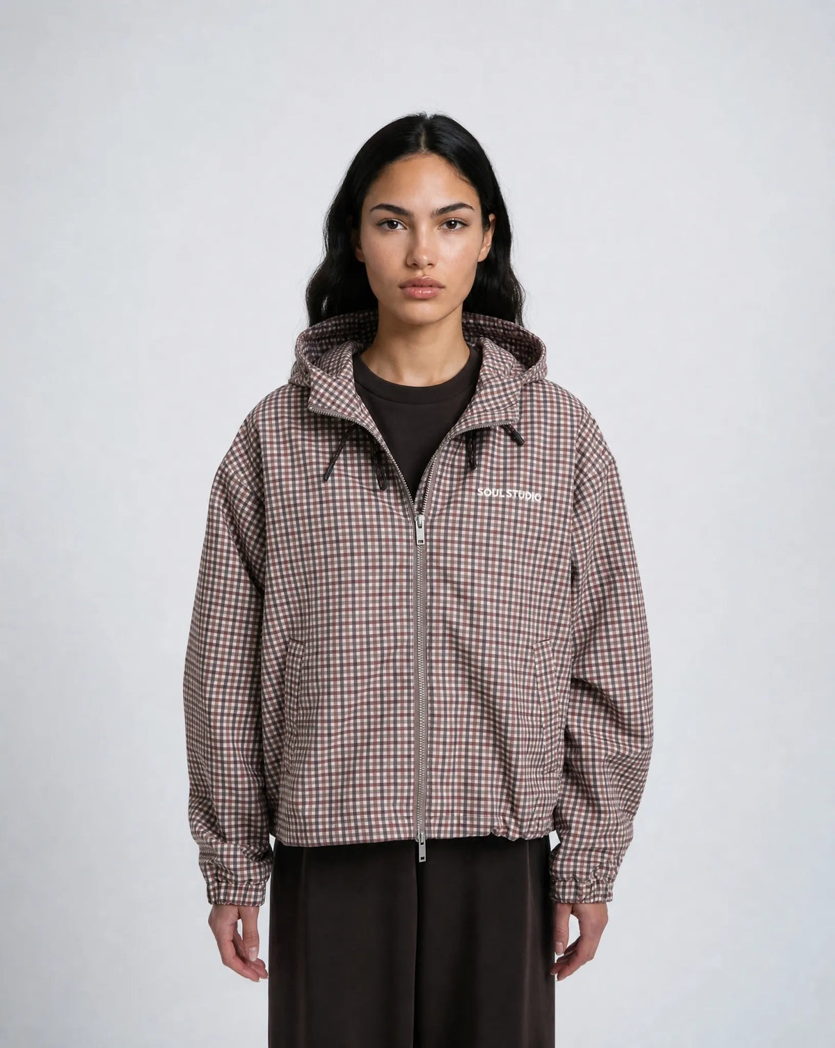 Übergangsjacke mit Kapuze