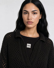 Häkelpullover aus Baumwollmix