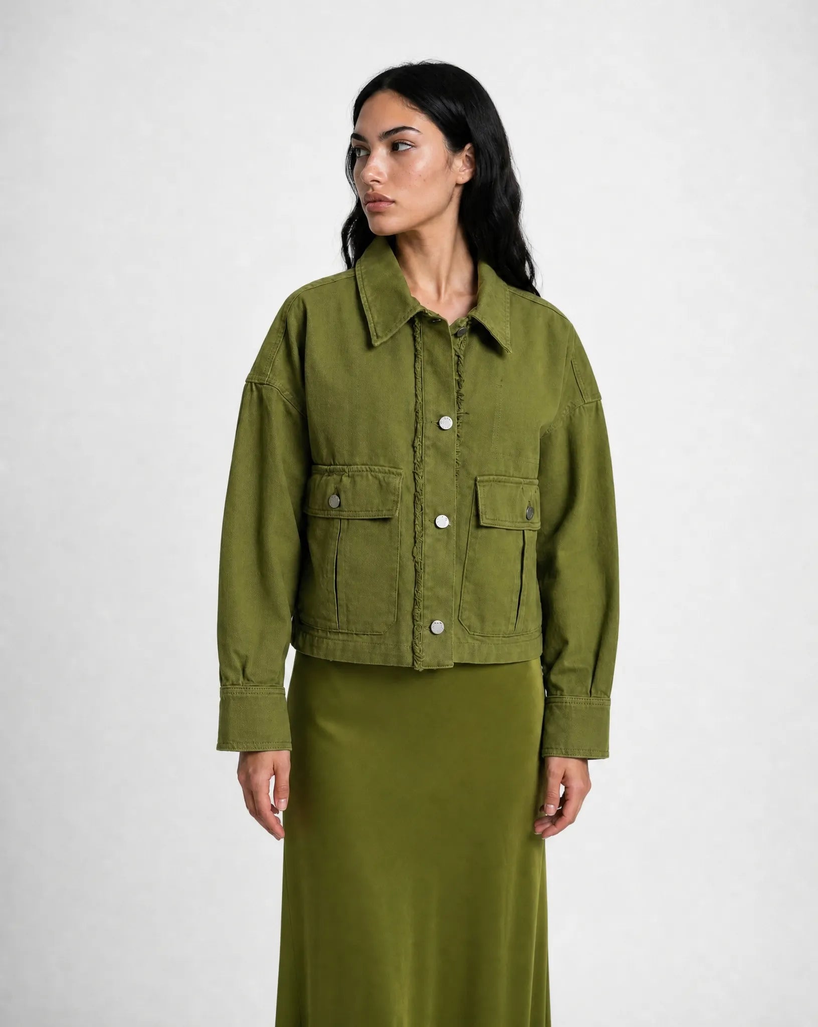 Jeansjacke aus Baumwolle