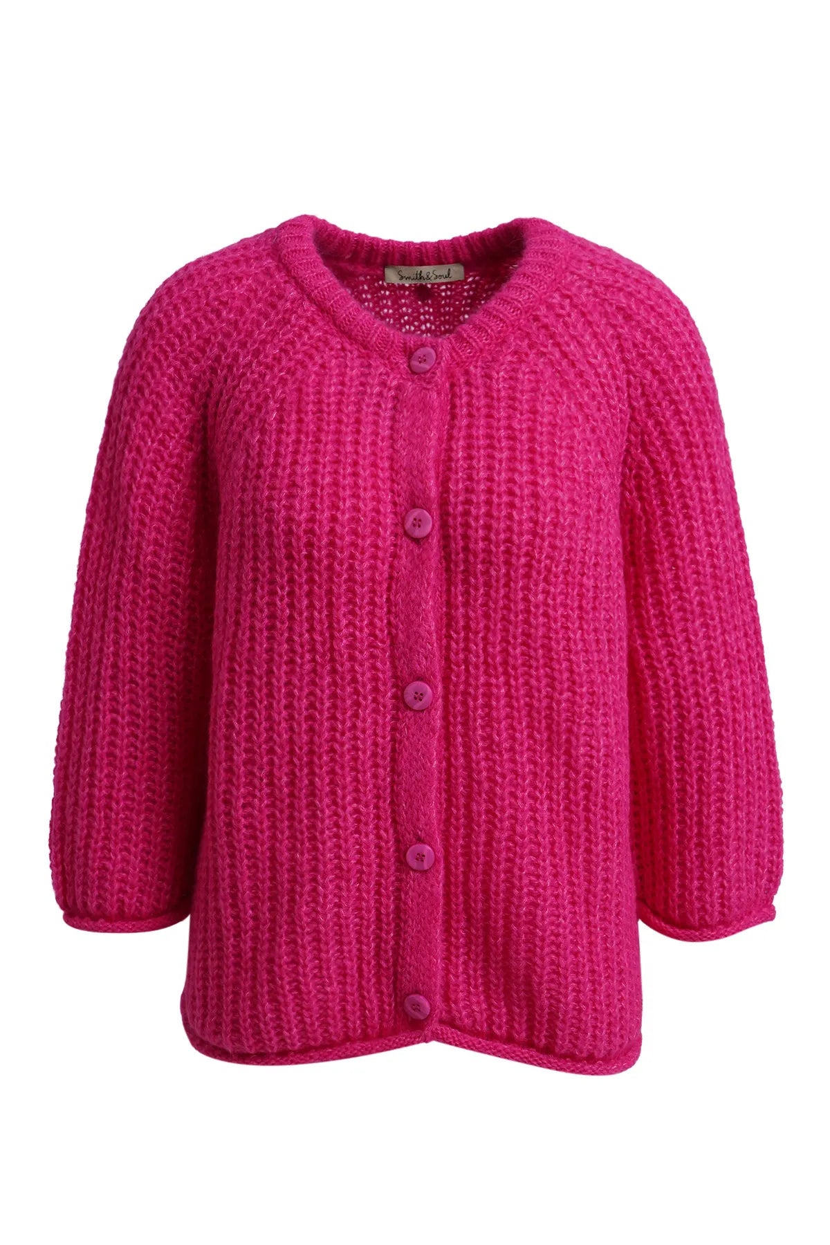 Strick-Cardigan aus Wollmix