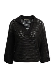Häkelpullover aus Baumwollmix