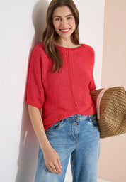 Dolman-Pullover aus Baumwollmix